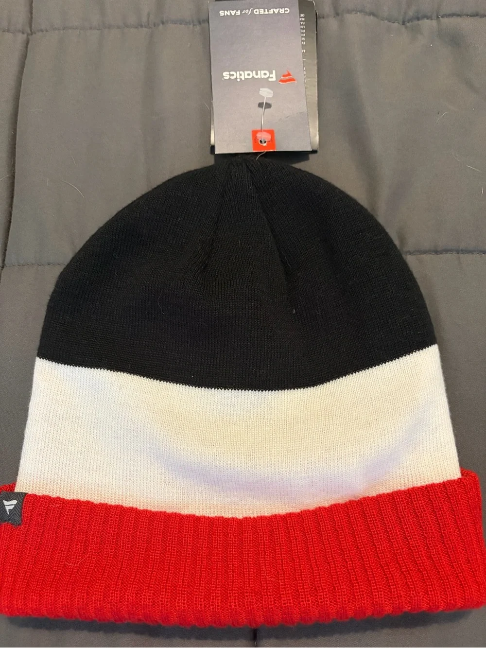 New Jersey Devils Fanatics Breakaway Knit Beanie Hat NWT One Size